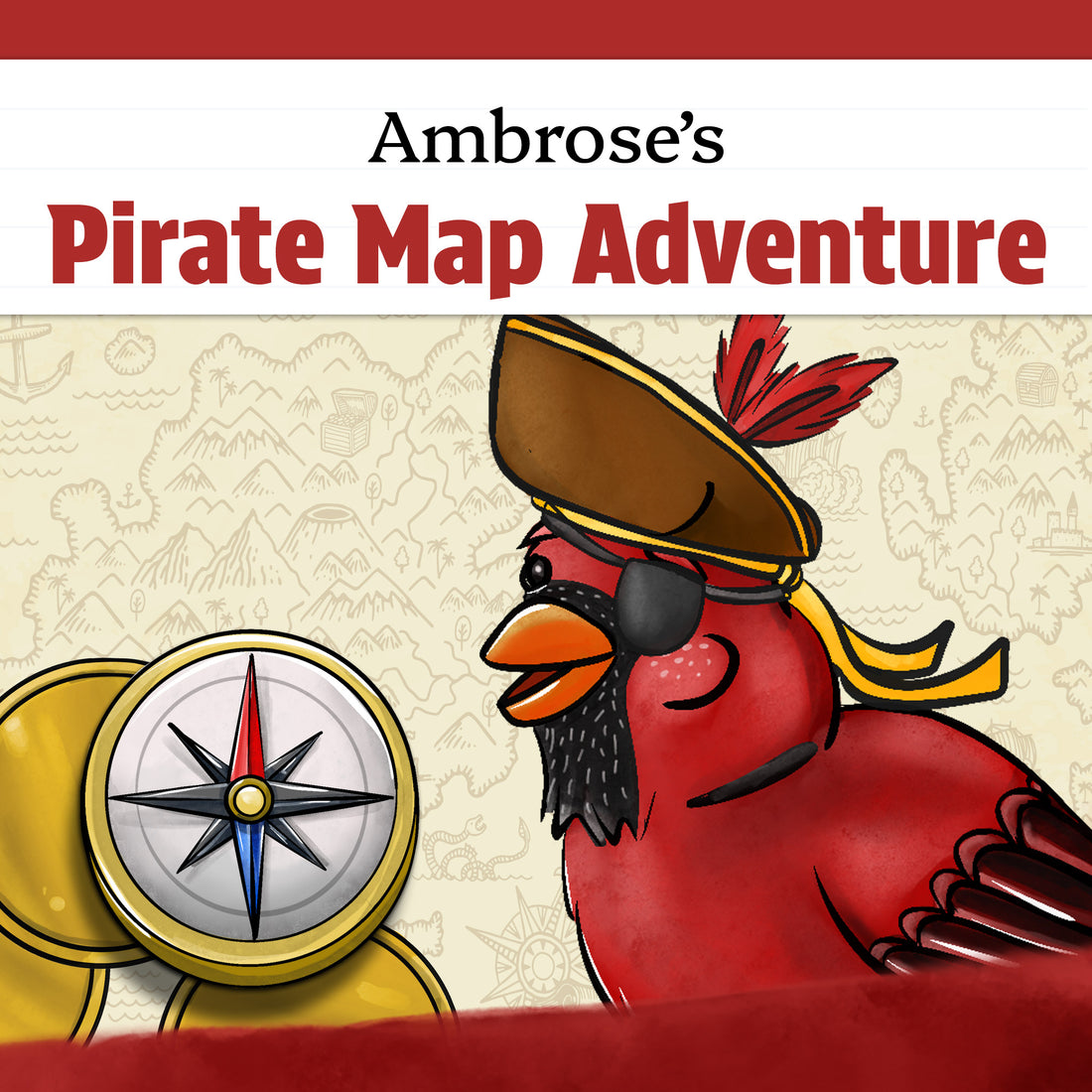 Ambrose's Pirate Map Adventure - FREE Pirate Activity for Map Skills