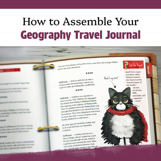 How to Assemble Your Geography Travel Journal