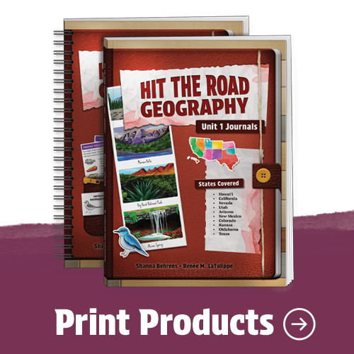Hit the Road US Geography - Print Products